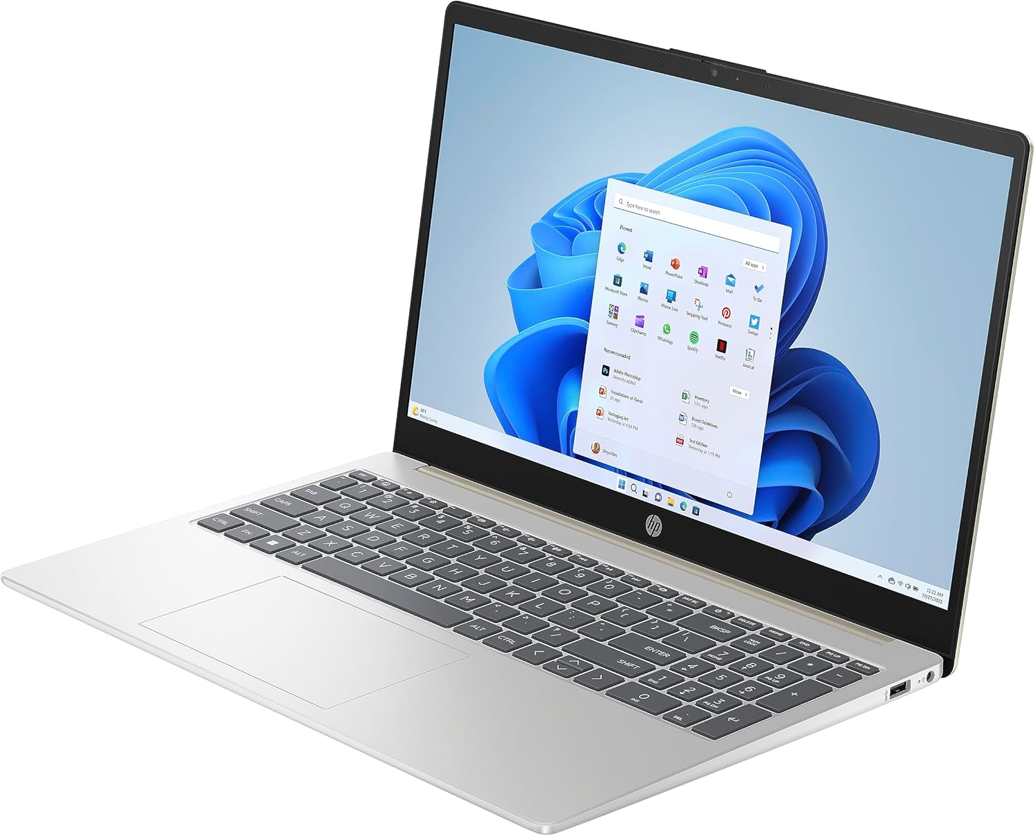 HP Laptop 15-fc0010ne, 15.6" FHD, 7th Gen AMD Ryzen? 5, 8GB RAM, 512GB SSD, AMD Radeon? Graphics, Windows 11 Home,